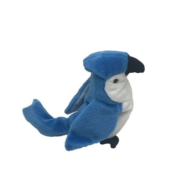 1997/1998 RARE Ty Rocket The Blue Jay Beanie Baby - Picture 4 of 12